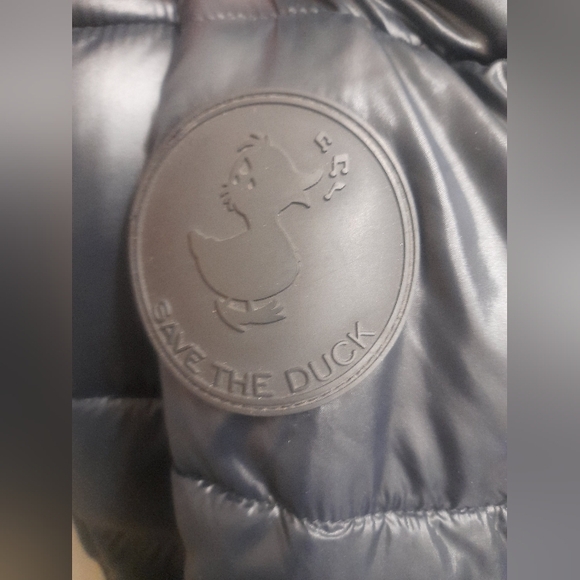 Save The Duck - Black Puffer Jacket Size: 8 - Picture 14 of 16